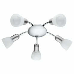 Applique murale Eglo Dakar 6 LED Chrome, Nickel mat, 5 lumières