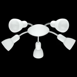 Applique murale Eglo Dakar 6 LED Chrome, Blanc, 5 lumières