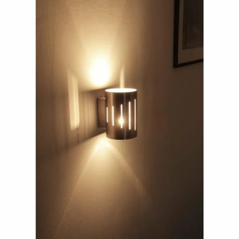 Applique murale Eglo Madras 1 Chrome, Acier inoxydable, Nickel mat, 1 lumière