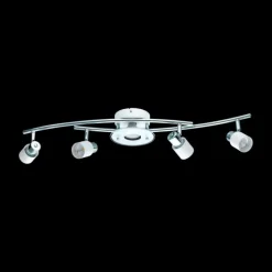 Applique murale Eglo Vallida-Sd LED Chrome, Blanc, 5 lumières
