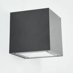Applique murale extérieure solaire Lapeer LED Noir, 1 lumière