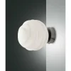 Applique murale Fabas Luce Ava Nickel mat, 1 lumière
