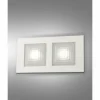 Applique murale Fabas Luce Formia LED Blanc, 2 lumières