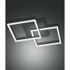Applique murale Fabas Luce Bard LED Anthracite, 1 lumière