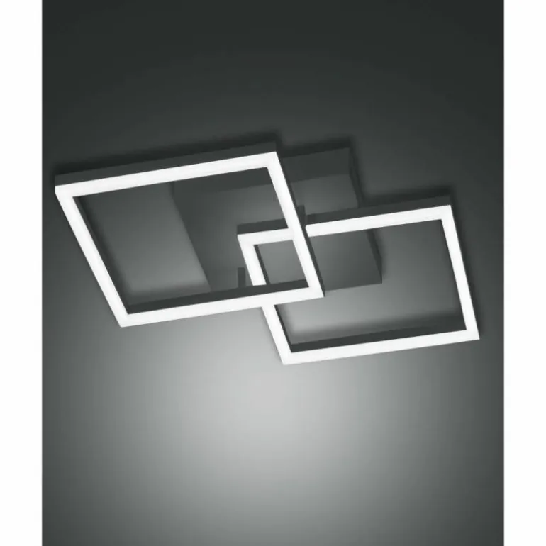 Applique murale Fabas Luce Bard LED Anthracite, 1 lumière