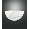 Applique murale Fabas Luce Magma Blanc, 1 lumière