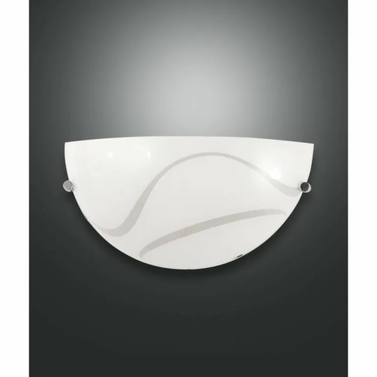 Applique murale Fabas Luce Magma Blanc, 1 lumière