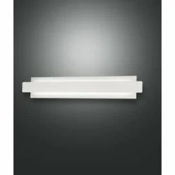 Applique murale Fabas Luce Regolo LED Blanc, 1 lumière