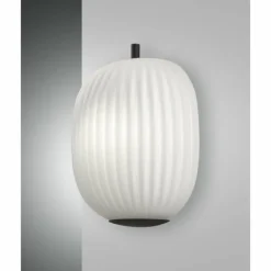 Applique murale Fabas Luce Domizia Noir, 1 lumière