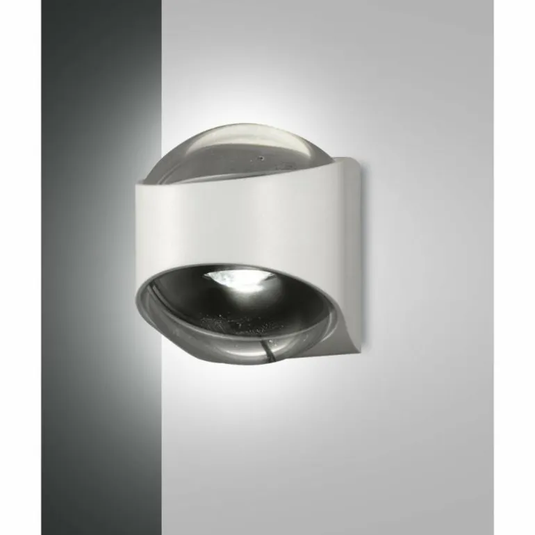 Applique murale Fabas Luce Remy LED Blanc, 1 lumière