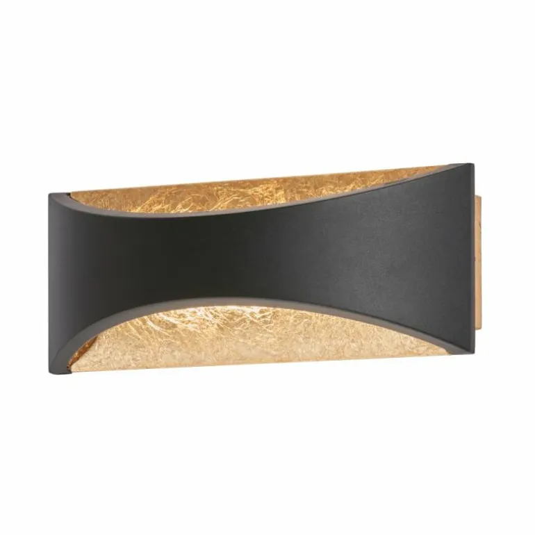 Applique murale Fischer & Honsel Rio LED Noir, 1 lumière