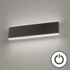 Applique murale Fischer & Honsel Muur LED Noir, 1 lumière