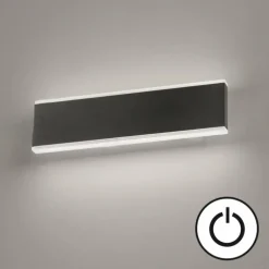 Applique murale Fischer & Honsel Muur LED Noir, 1 lumière