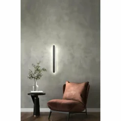 Applique murale Fischer & Honsel Stretto LED Noir, 1 lumière