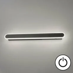 Applique murale Fischer & Honsel Stretto LED Noir, 1 lumière