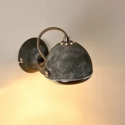 Applique murale Foverup Chrome, Gris, 1 lumière