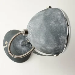 Applique murale Foverup Chrome, Gris, 1 lumière