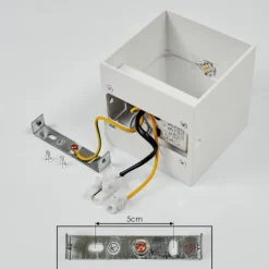 Applique murale Fulufo LED Blanc, 1 lumière