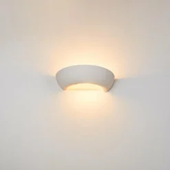 Applique murale Garbagna Blanc, 1 lumière