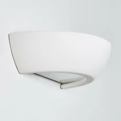 Applique murale Garbagna Blanc, 1 lumière