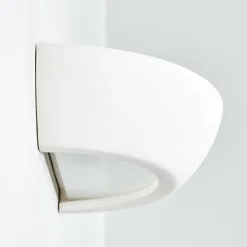 Applique murale Garbagna Blanc, 1 lumière