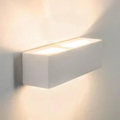 Applique murale Gemini Blanc, 1 lumière