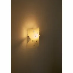 Applique murale Globo BURGUNDY Nickel mat, Blanc, 1 lumière