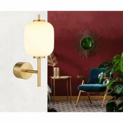 Applique murale Globo EWALD LED Laiton, 1 lumière