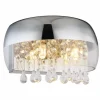 Applique murale Globo KALLA Chrome, 2 lumières