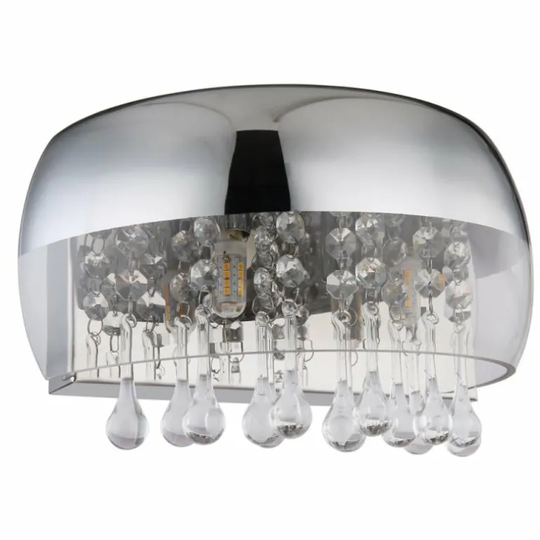 Applique murale Globo KALLA Chrome, 2 lumières
