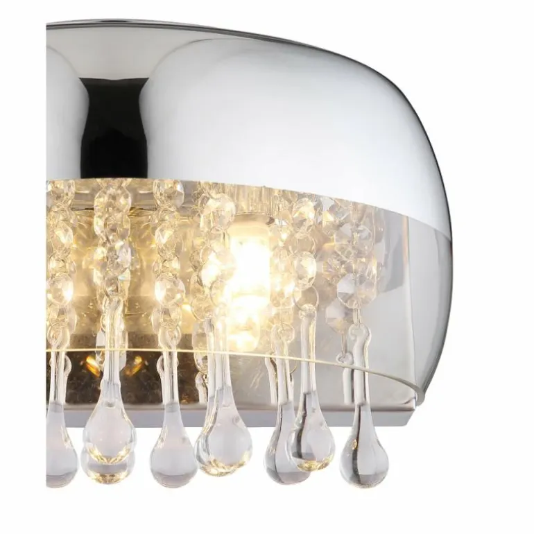 Applique murale Globo KALLA Chrome, 2 lumières