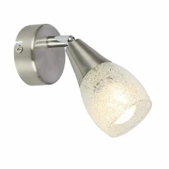 Applique murale Globo KRISTALL Nickel mat, 1 lumière