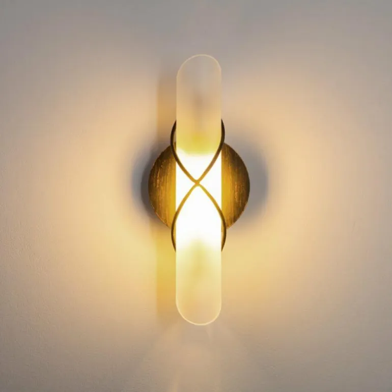 Applique murale Globo RANIA Acier inoxydable, Noir, Blanc, 1 lumière