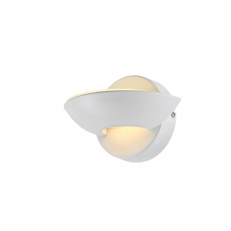 Applique murale Globo Sammy LED Blanc, 2 lumières
