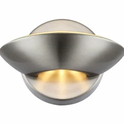 Applique murale Globo Sammy LED Nickel mat, 2 lumières