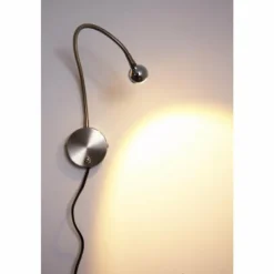 Applique murale Globo SERPENT LED Chrome, 1 lumière