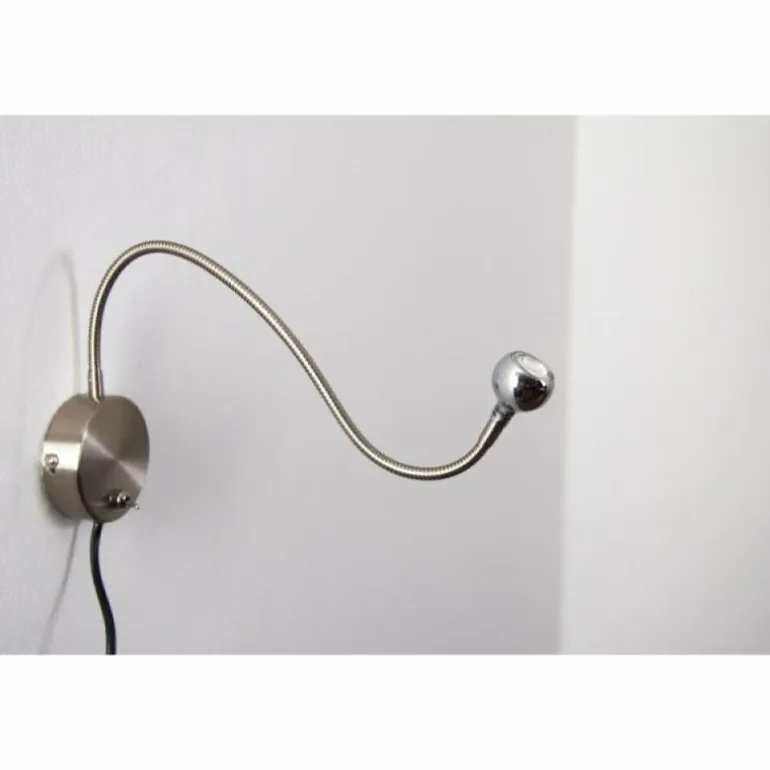 Applique murale Globo SERPENT LED Chrome, 1 lumière