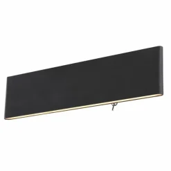 Applique murale Globo SIEGFRIED LED Noir, 1 lumière