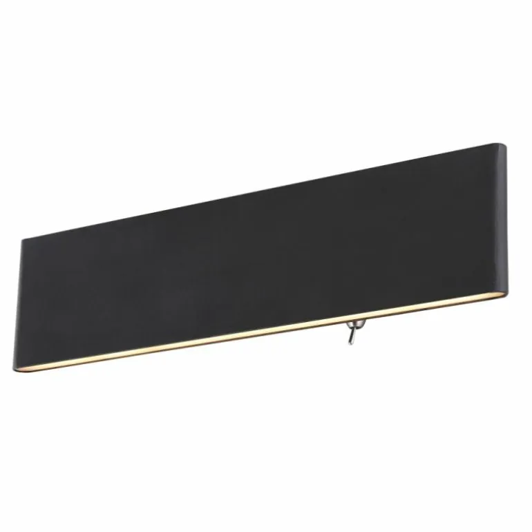 Applique murale Globo SIEGFRIED LED Noir, 1 lumière