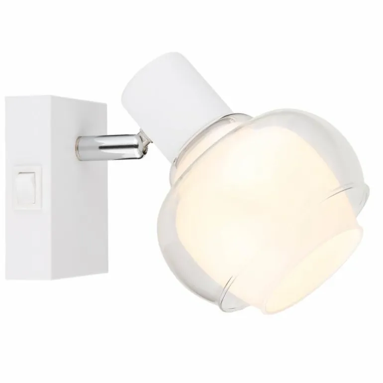 Applique murale Globo TOKKI Blanc, 1 lumière