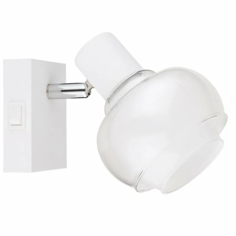 Applique murale Globo TOKKI Blanc, 1 lumière