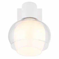 Applique murale Globo TOKKI Blanc, 1 lumière