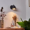 Applique murale Glostrup LED Noir, 1 lumière