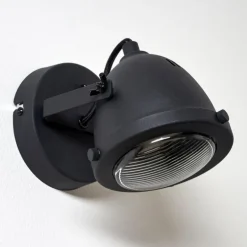 Applique murale Glostrup LED Noir, 1 lumière
