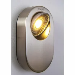 Applique murale Granada LED Nickel mat, 1 lumière