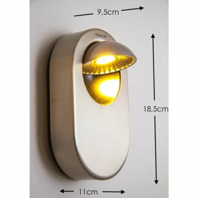 Applique murale Granada LED Nickel mat, 1 lumière