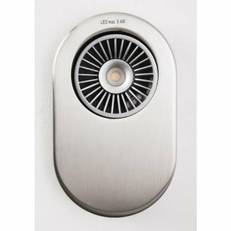 Applique murale Granada LED Nickel mat, 1 lumière