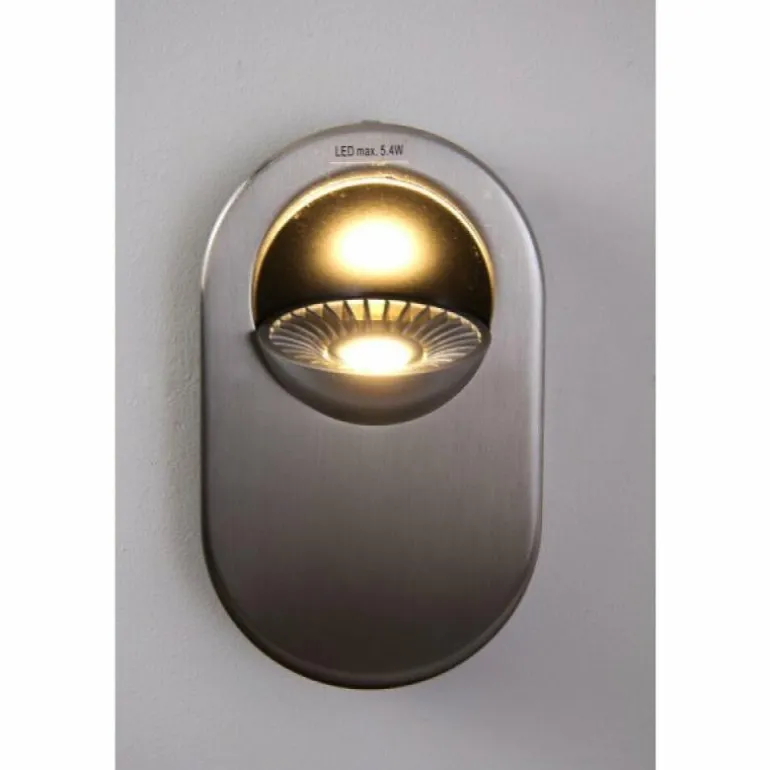 Applique murale Granada LED Nickel mat, 1 lumière