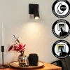 Applique murale Hakamken LED Noir, 1 lumière