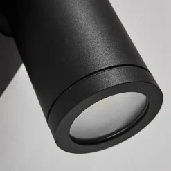 Applique murale Hakamken LED Noir, 1 lumière